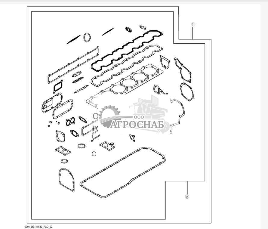 9901 Engine Overhaul Kit (22) 